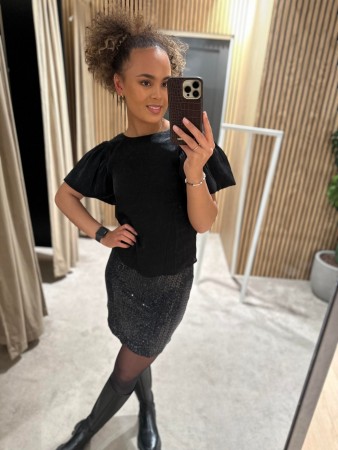SHILA SKIRT BLACK