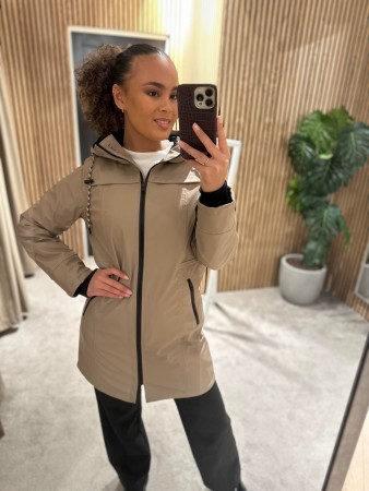 RAIN JACKET TAUPE 