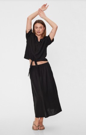FQLAVA BLOUSE BLACK
