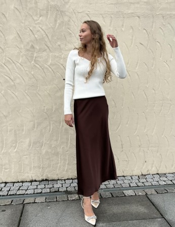 VIELLETTE SKIRT BROWN 